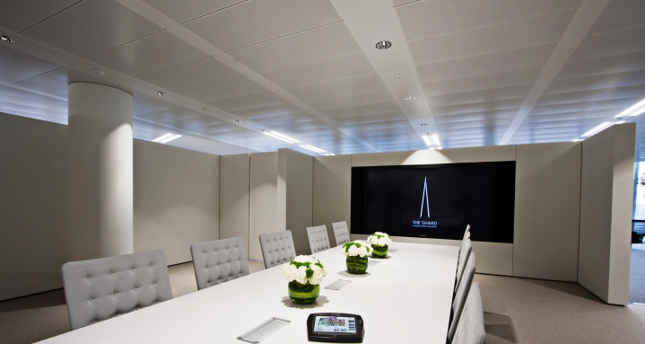 Panasonic 103" Plasma in The Shard Marketing Suite with Crestron TPMC-8X